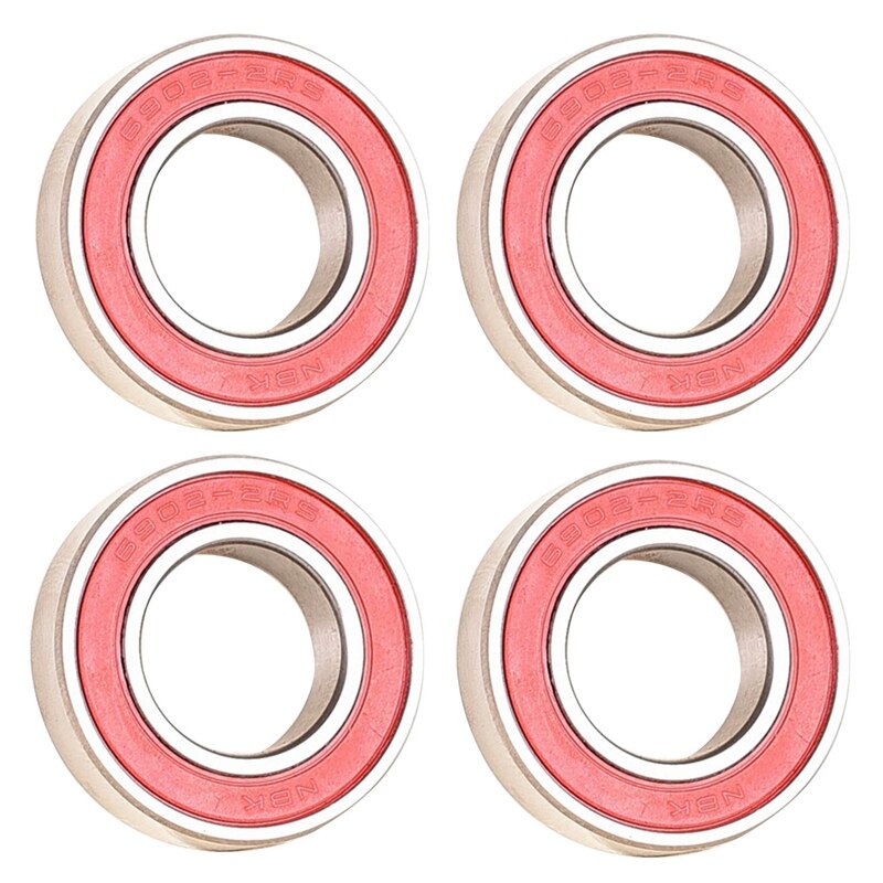 Voor 18x30x7mm 6903 18 2RS Fiets Wiel Hub Lagers, Staal, 2 Stks voor Voorwielen Voor 18x30x7mm 6903 18 2RS Fiets Wiel Hub Lagers, Staal, 2 Stks voor Voorwielen