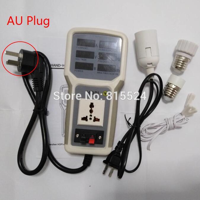 EU/AU/UK/US Plug HP-9800 Handheld Power Monitor Energy Meter Analyzer HP9800 20A LED Saving Lamps Tester Socket Power Meter