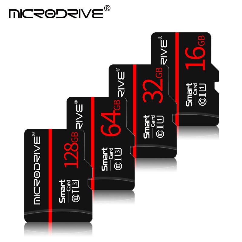 Zwart Geheugenkaart Tarjeta Micro Sd Card 4Gb 8Gb 16Gb 32Gb 64Gb 128Gb Cartao De memoria Fash Drive Sd Kaarten Met Adapter