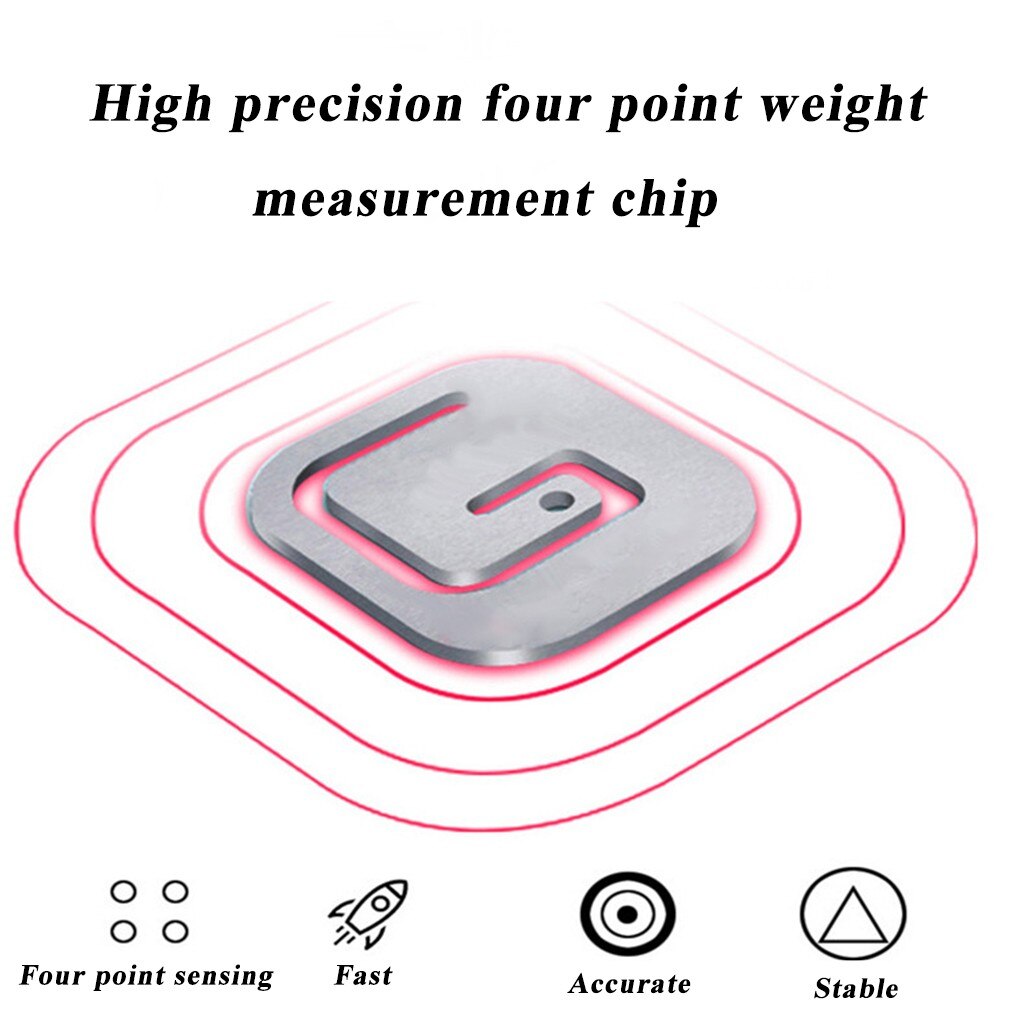 Weighing scale Square Mini Portable mobile phone Bluetooth Intelligent Body Fat Index Measuring electronic fat weighing scale 10