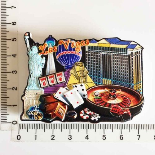 Alaska Fridge Magnets Souvenir Las Vegas Hawaii Chicago USA Tourist Refrigerator Stickers Kitchen Decor Resin Crafts Ideas: 7