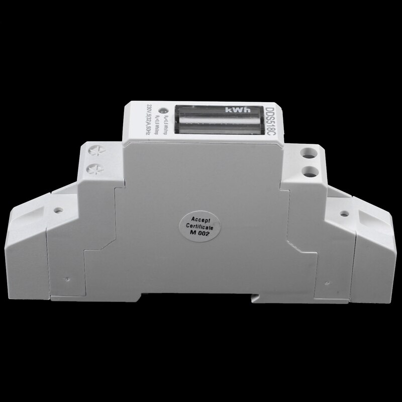 -Din Rail Single Phase Analog Counter Electricity Power Consumption Wattmeter Energy Meter Watt Kwh 5-32A Ac 230V