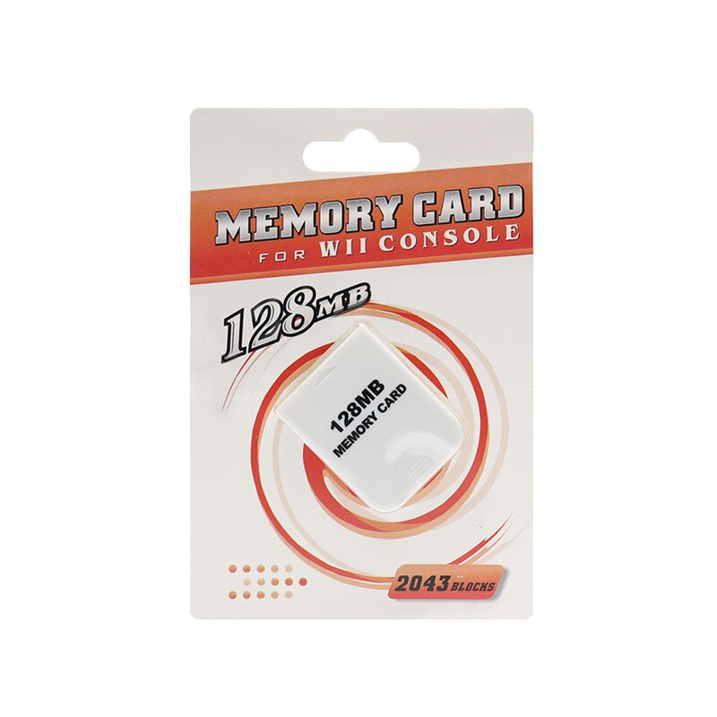 Tarjeta de memoria de 512MB, 256MB, 128MB, 64MB, 32MB y 8MB para Nintendo Wii, tarjeta de almacenamiento de memoria, ahorro para GameCube GC para Wii: 128MB