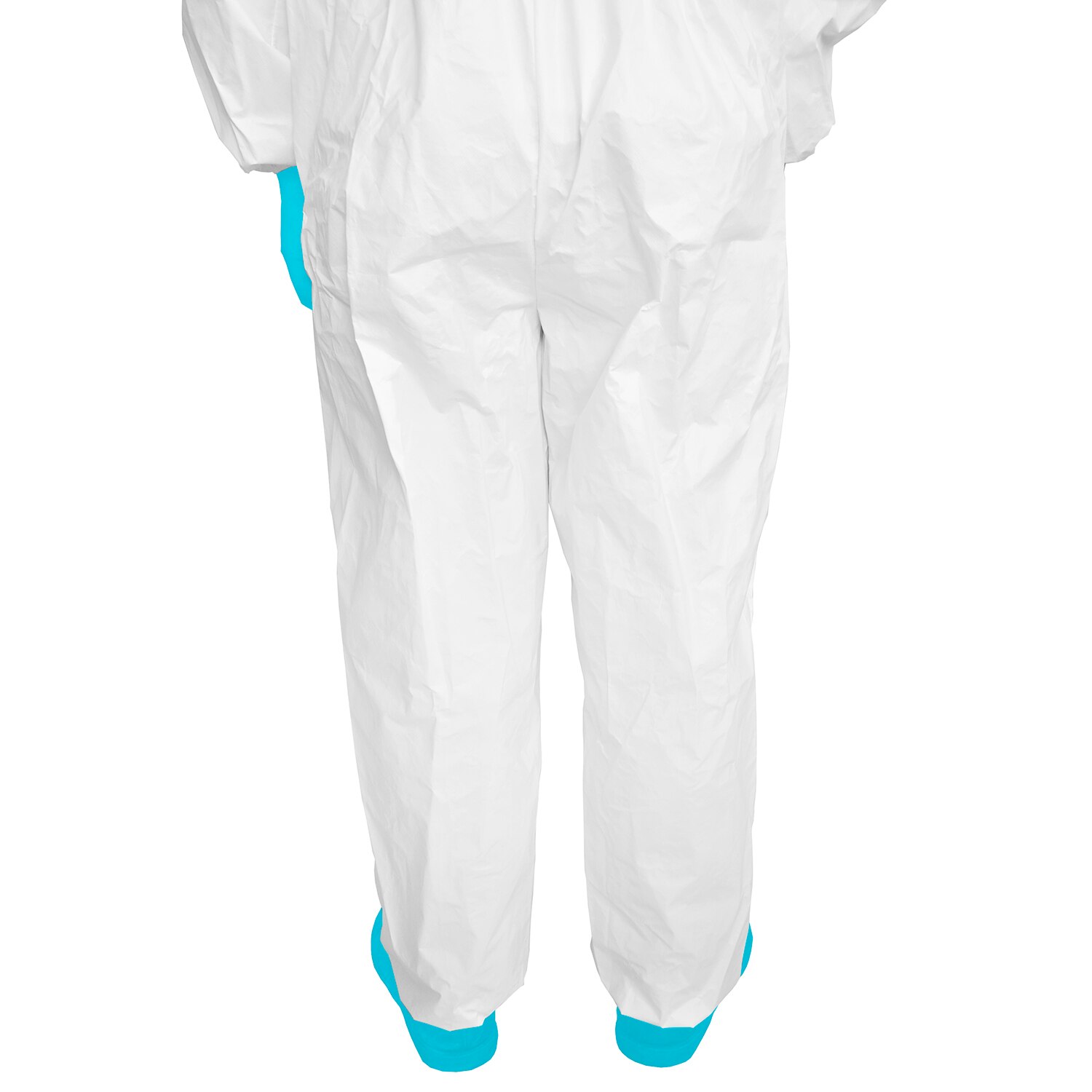 Disposable Non-woven Full Body Protective Suit with Elastic Wrist Ankle and Hood Prevent Invasion of Virus