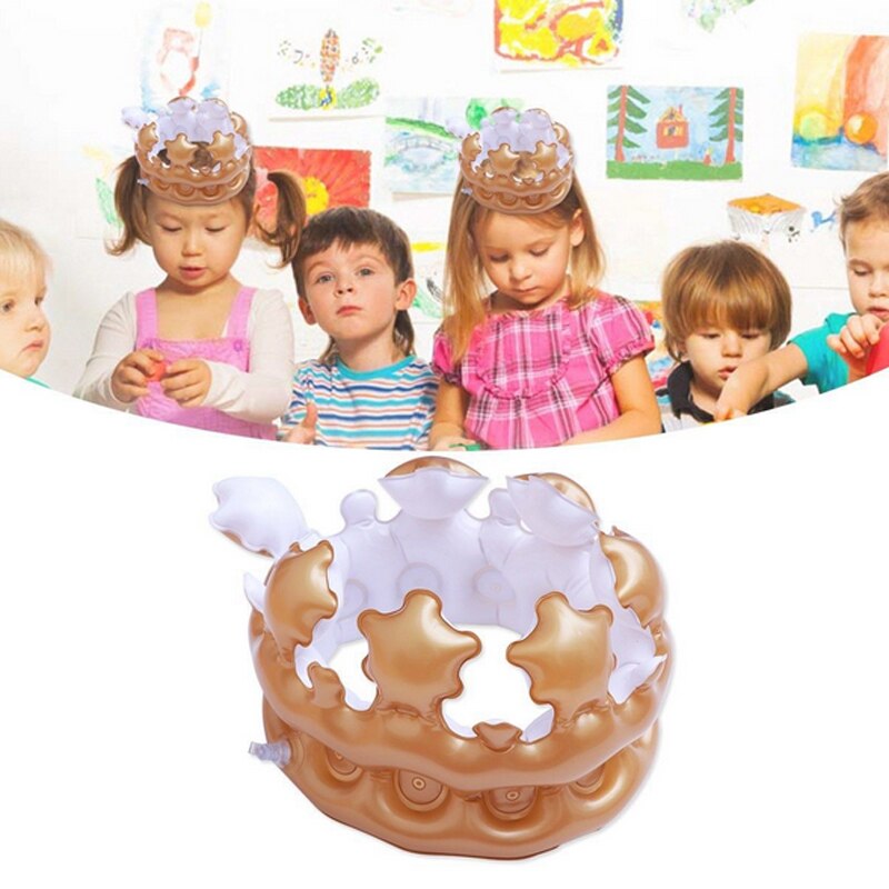 Chapeau couronne en or pour enfants et adultes, chapeau d&#39;anniversaire, King, jouet, décoration de fête,