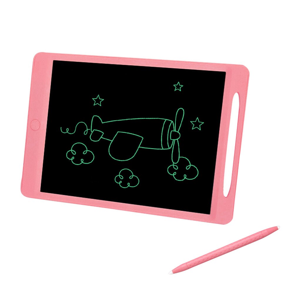 11.5 In LCD Writing Tablet Pressure-sensitive Double-headed Pen Drawing Board Handwriting Paper Doodle Pad for School Office: Pink Single-colored