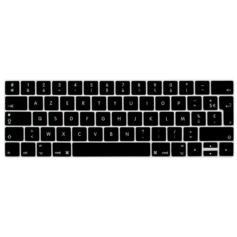 Francuski układ osłona klawiatury ue dla macbook touchbar 13 "15" A1990 A1989 A1707 A1706 folia ochronna na klawiaturę laptopa AZERT