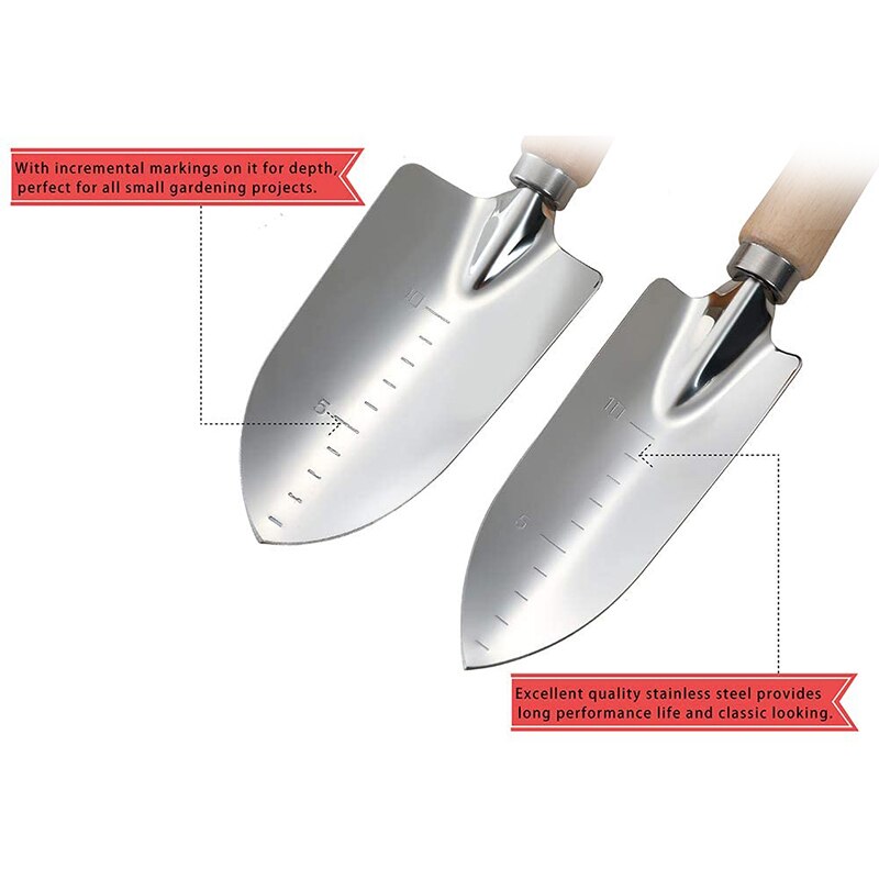 4 Pieces Heavy Duty Garden Hand Tools Kit Garden Tool Set With 200 Pieces Of Adjustable Plant Tie