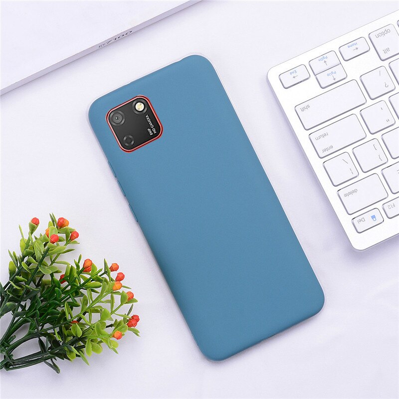 Soft Silicone Case For Huawei Y5p DRA-LX9 Case Silicone Back Cover Y5P Phone Case For Huawei Y5P 5.45 Cover Coque Fundas: 13 Light Purple