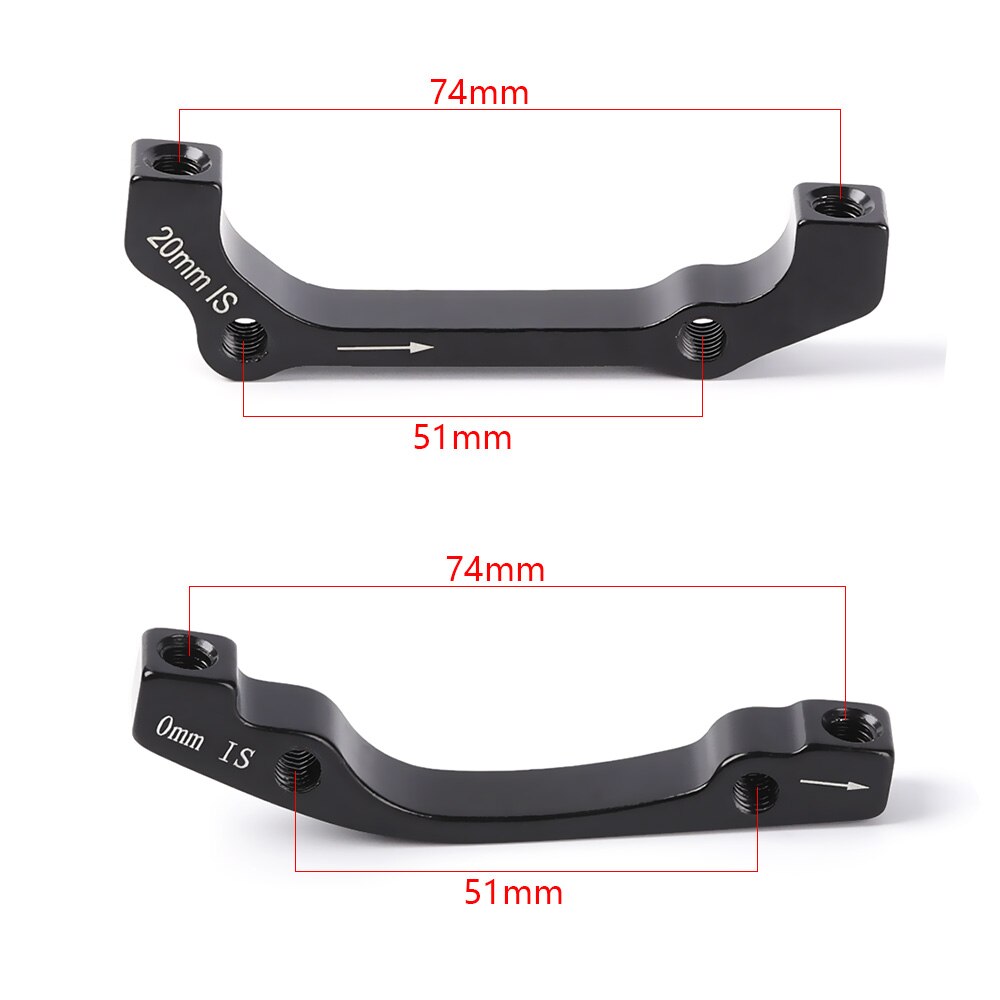 1pc ultralet legerings skivebremseadapter pm/is-konverter a til b-skivebeslag mountainbike cykeltilbehør 180/203/140/160mm