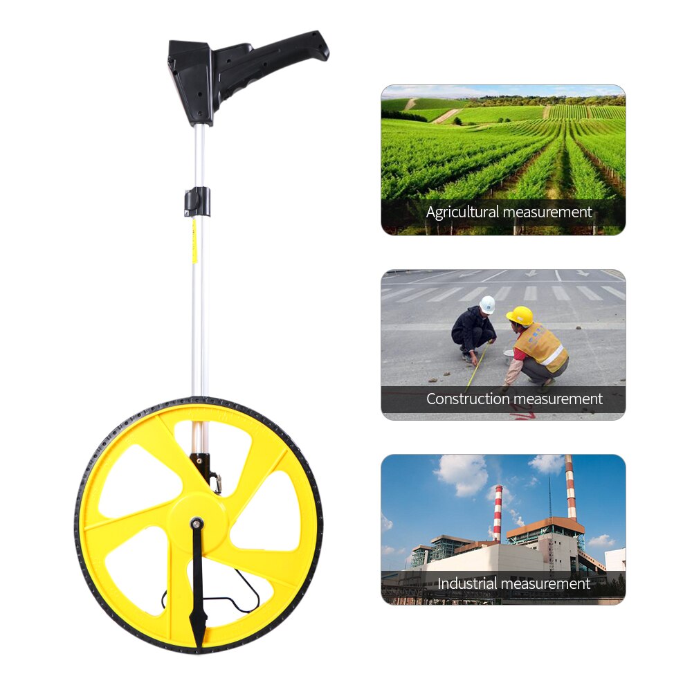 Foldable Flexible Distance Measuring wheel With Digital Display 0-99999M Long Distance Measuring wheel Single Wheel