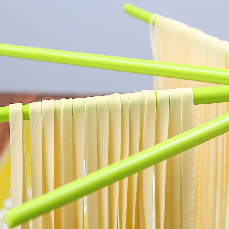 Plast spaghetti pasta tørrestativer sammenklappelig nudelhængende stativ husholdningspasta værktøj køkken tilbehør