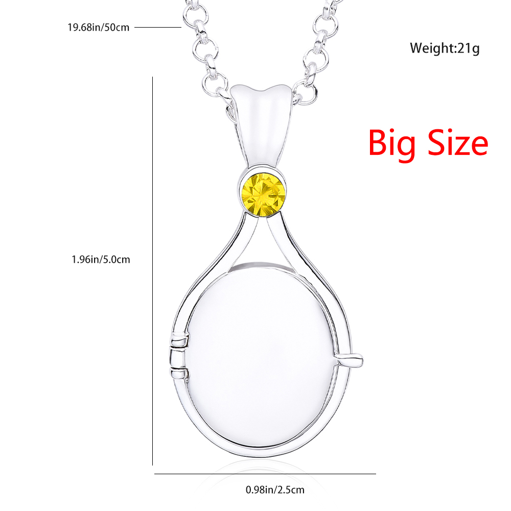 H2o – collier avec pendentif en coquillage métallique ouvrable, couleur argent, avec cristal, sirène, films TV, bijoux pour femmes et filles, colliers mignons