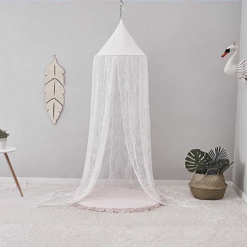 100% Cotton Baby Gym Round Play Mat with Ruffled Frills Edge Teepee Rug Carpet Mattress 100cm Diameter