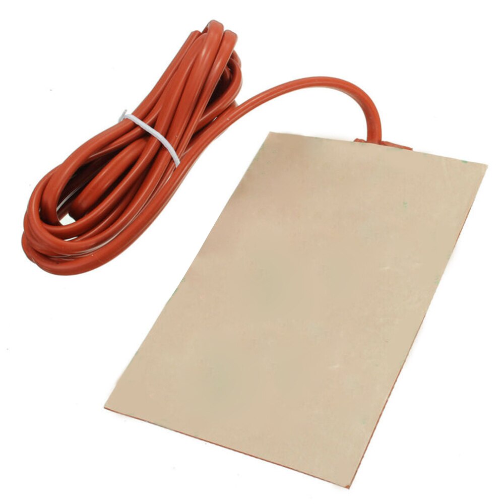 110V 175W Auto Heizung Silikon Pad 130*90mm Motor- Block Hydraulische Thermostat Legierung Draht Auto Heizung Pad
