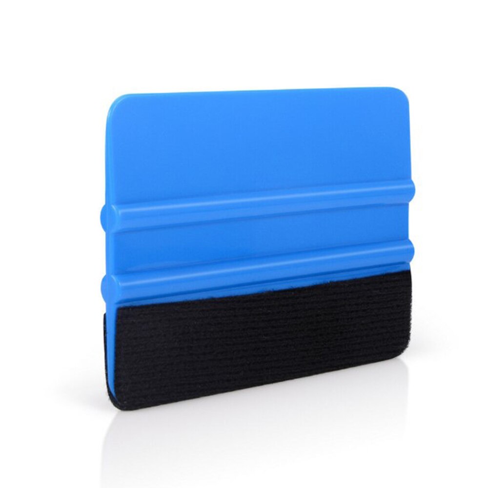 5pcs/set 10*7cm Car Wrap Scraper Decal Tool Plastic Wrapping Squeegee Applicator Felt Edge Scraper kit accessories