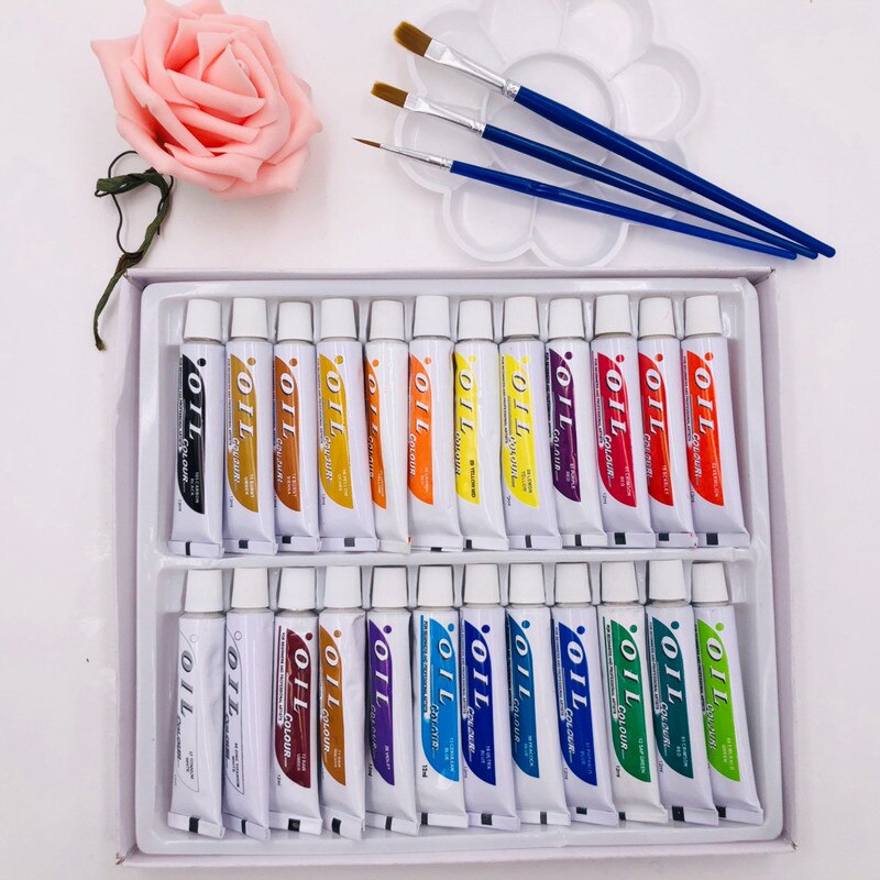 thumbnail image 2 of My Store 10-Piece Oil Paint Tube Set - 12ml Each, Perfect For Artists, Crafts, School Art Classes 2 of 4