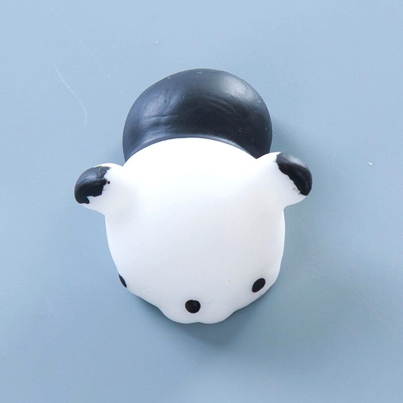 Mini Color Changes Squishy Cute Cat Mochi Climbing Abreagir Sticky Soft Antistress Ball Squeeze Stress Relief Funny Toy: Dark Gray