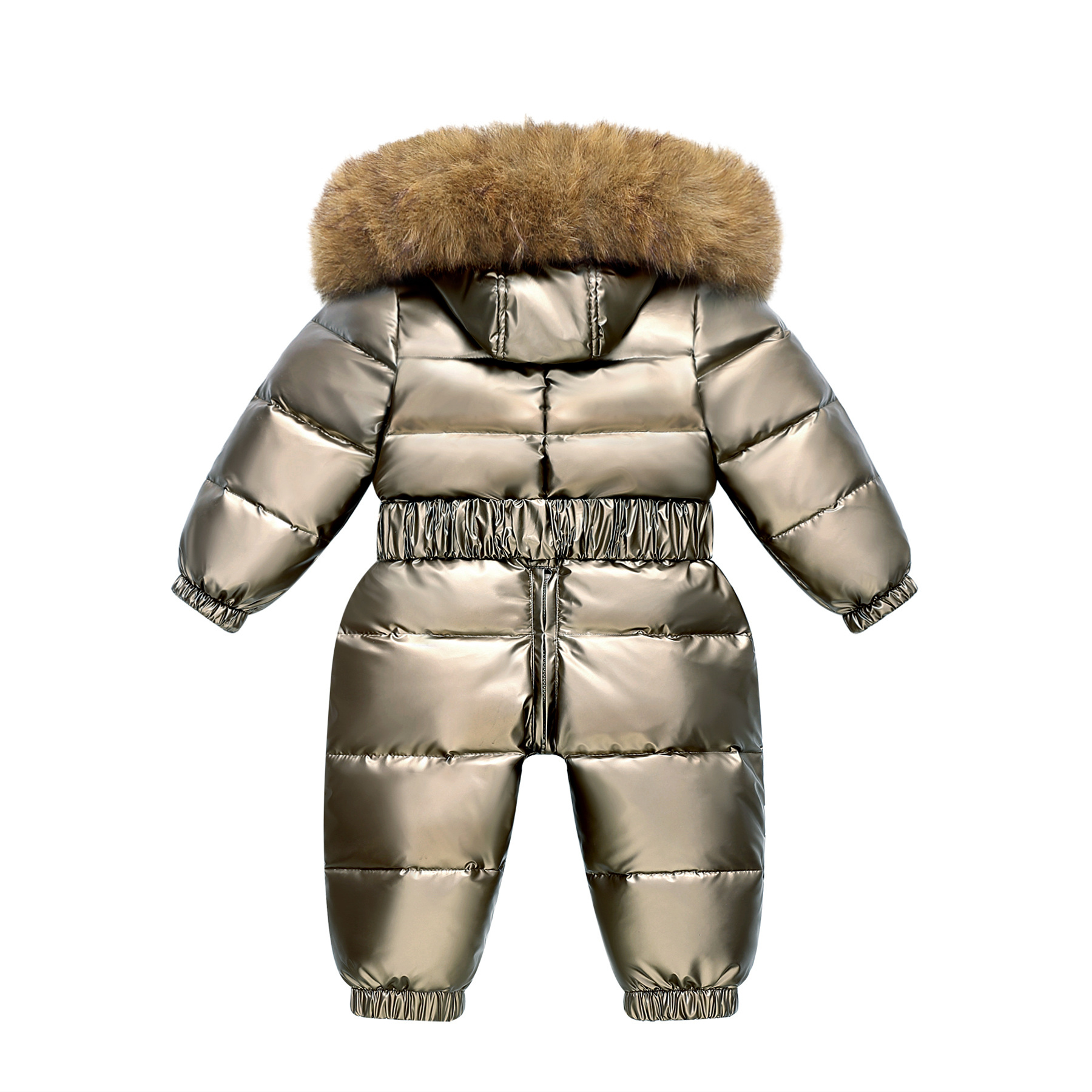 Vinter skidress baby jumpsuit gutteoveralls varm dunjakke låve smålåve jenteklær barneklær fuskepelsfrakk overfrakk