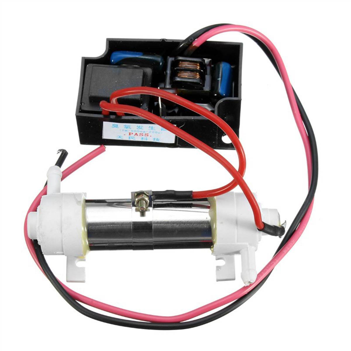 Ozone Generator Portable Ozonizer Water Air Purifier Sterilizer diy Air Fruit Vegetable Fish Tank Water Cleaner 220V 500mg: Without Accessories