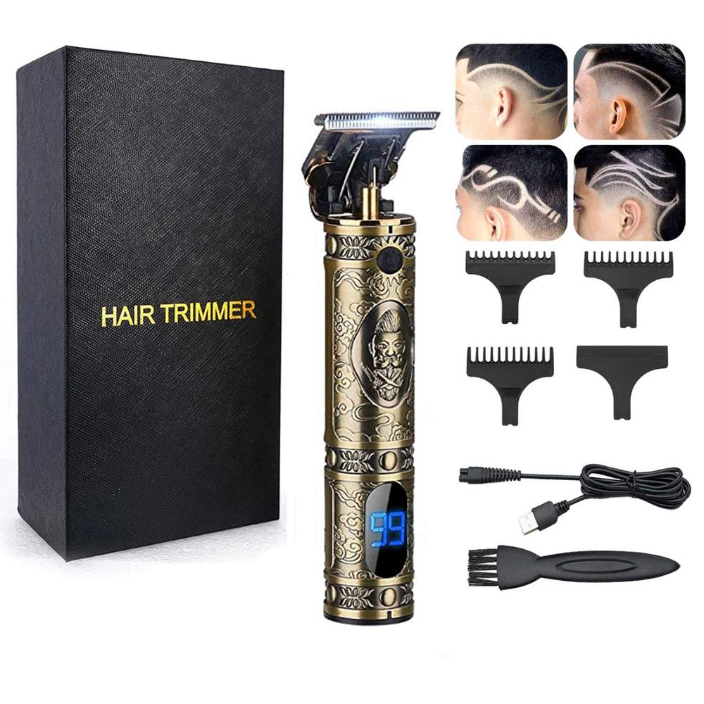 Tondeuse Kapper Tondeuse Voor Mannen Oplaadbare Draadloze Baard Trimmer Clippers Salon Hair Cutter