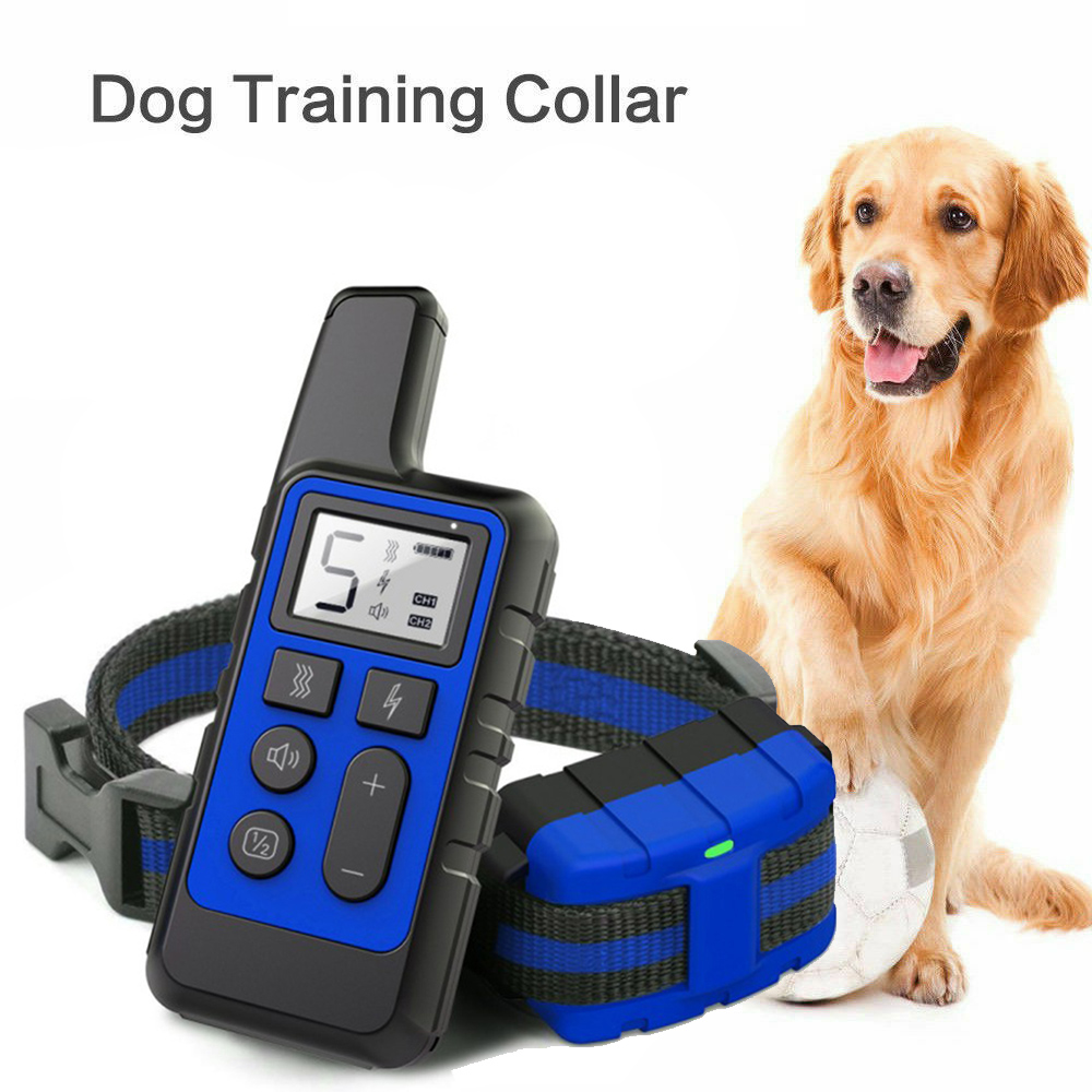 Perro Collar de entrenamiento recargable impermeable perro eléctrico