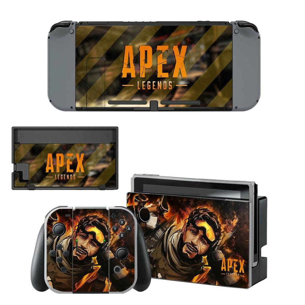 APEX Legends Nintendoswitch Haut Nintend Schalter Aufkleber Aufkleber für Nintendo Schalter Konsole Freude-con Controller Dock Haut Aufkleber: YSNS1864