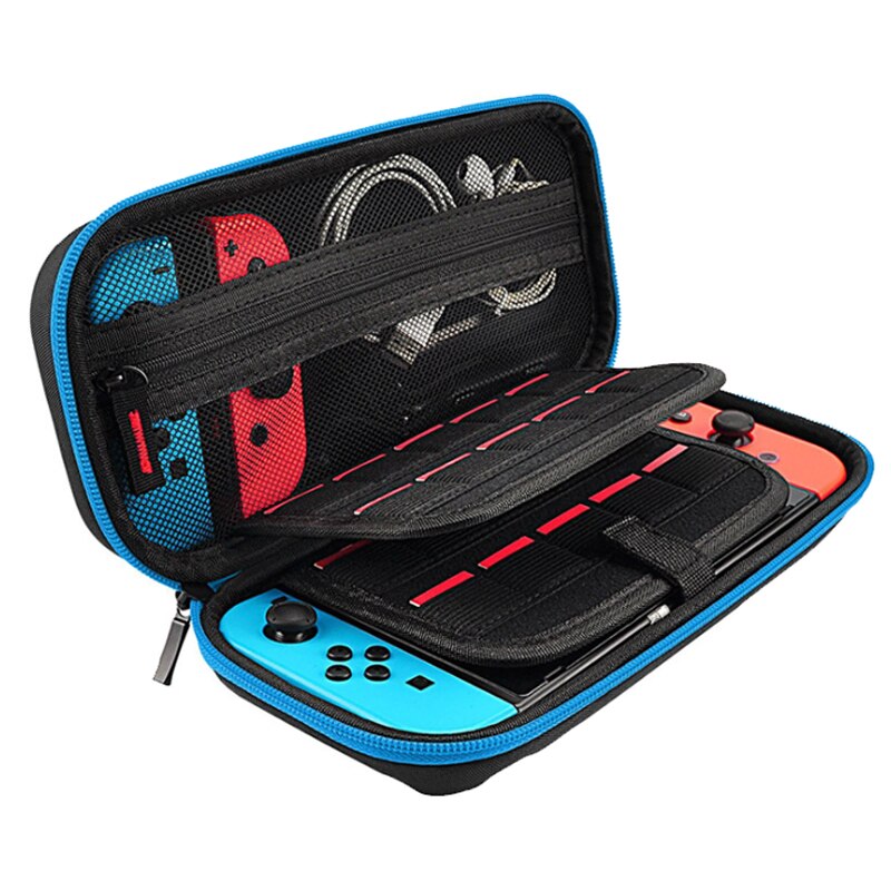Draagbare Hard Shell Case Voor Nintend Schakelaar Nintendo Switch Console Duurzaam Nitendo Case Voor Ns Nintendo Switch Accessoires: Blue