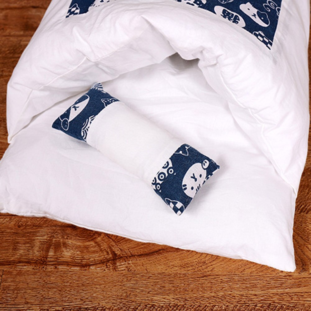 Saco de dormir para cama de gato, felpa, cálido, móvil, Gato de invierno, casa cueva interior para perro, suministros de cama blanda