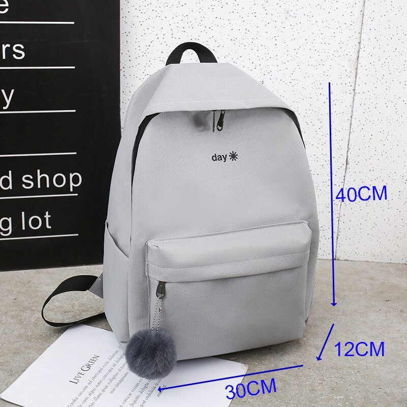 Trend Vrouwen Rugzak Korea Stijl Vrouwelijke Studenten Rugzak Schooltas Voor Tiener Meisjes Brief Afdrukken Meisjes Knapzak