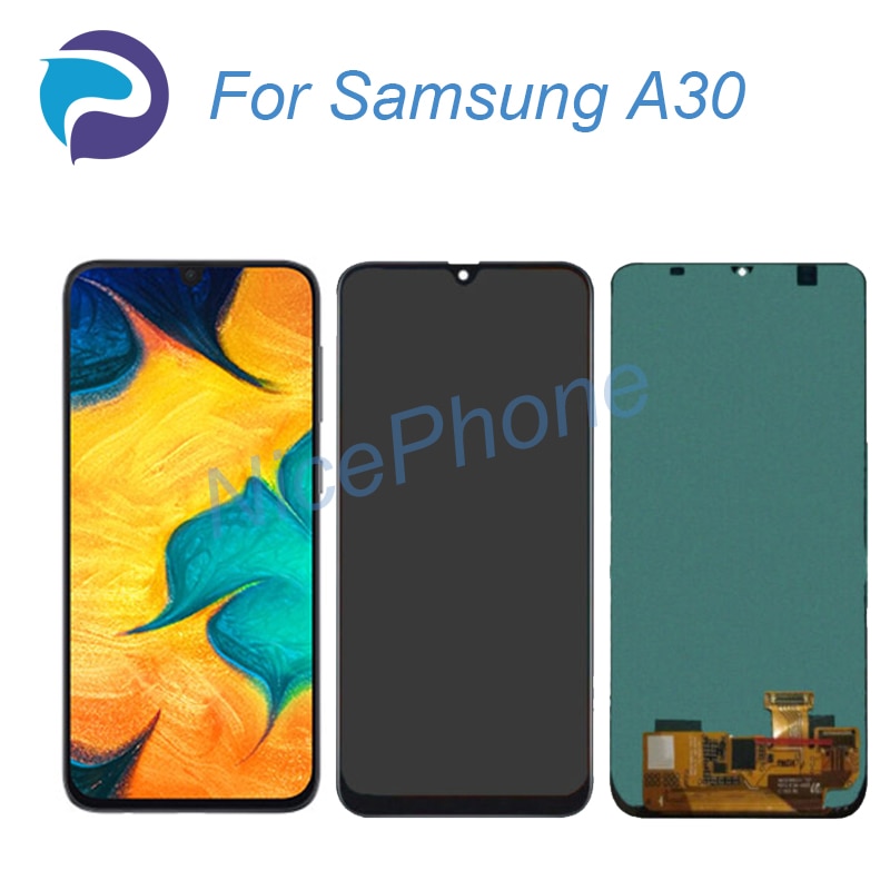 Para Samsung galaxy A30 SM-A305FN/A305F DS/DS A305 Display LCD Touch Screen substituição Digitador Assembléia Para Samsung a30 lcd