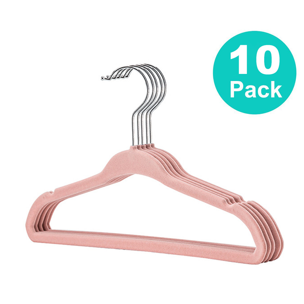 10/20/30 Pack antislip Fluwelen Kinderhangers Voor Jassen, Broeken, Jurk Kleerhangers Voor Kleding Thuis colgador de ropa tdh: Army Green