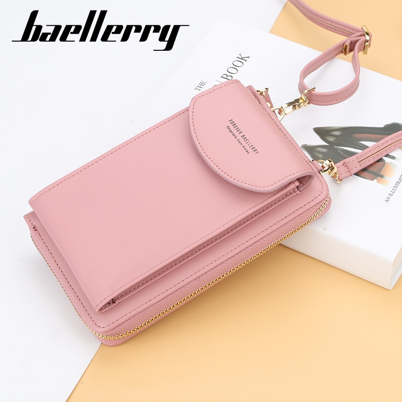 Women Wallet Brand Cell Phone Wallet Big Card Holders Wallet Handbag Purse Clutch Messenger Shoulder Straps Bag