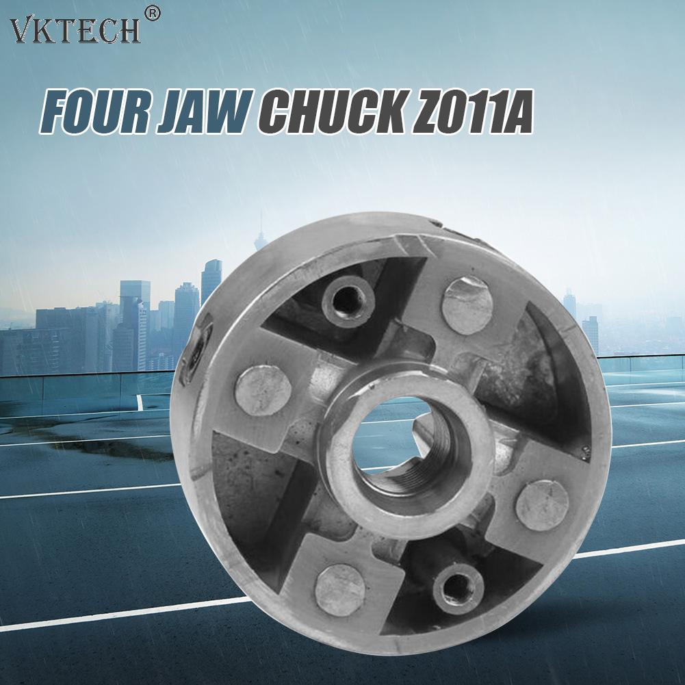 4 Jaw Chuck Z011A Mini Collet Zinc Alloy 4 Jaw Lathe Chuck Clamp Wood Turning Lathe Tool Kit for Woodworking with Hex Wrench