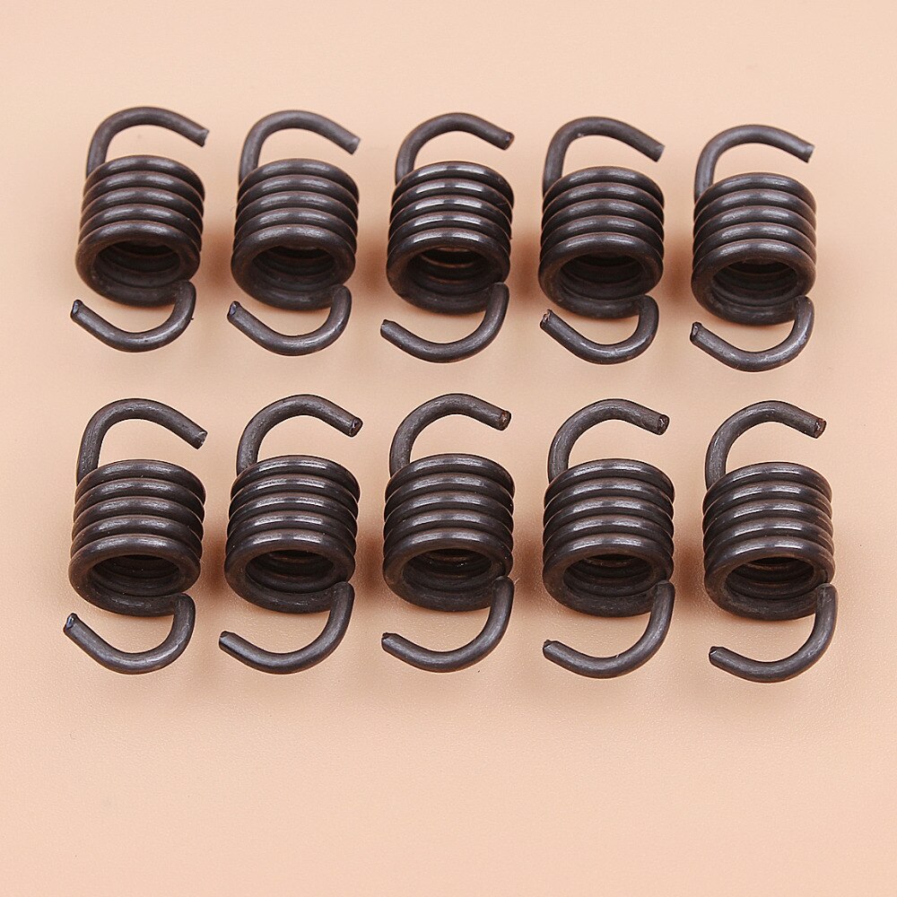 10pcs/lot Chainsaw Clutch Spring fit Chinese 2500 Zenoah Komatsu G2500 25cc Timberpro Lawnflite Small Gasoline Chain Saw Spares
