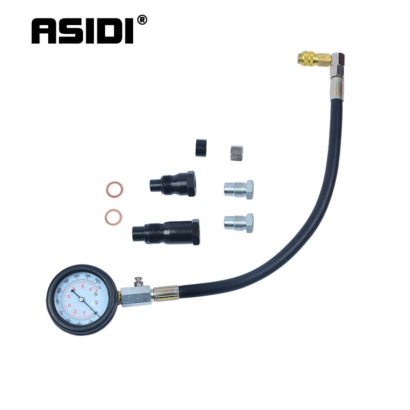TU-15A Diesel Engine Compression Tester Kit Engine Pressure Gauge 0-1000psi