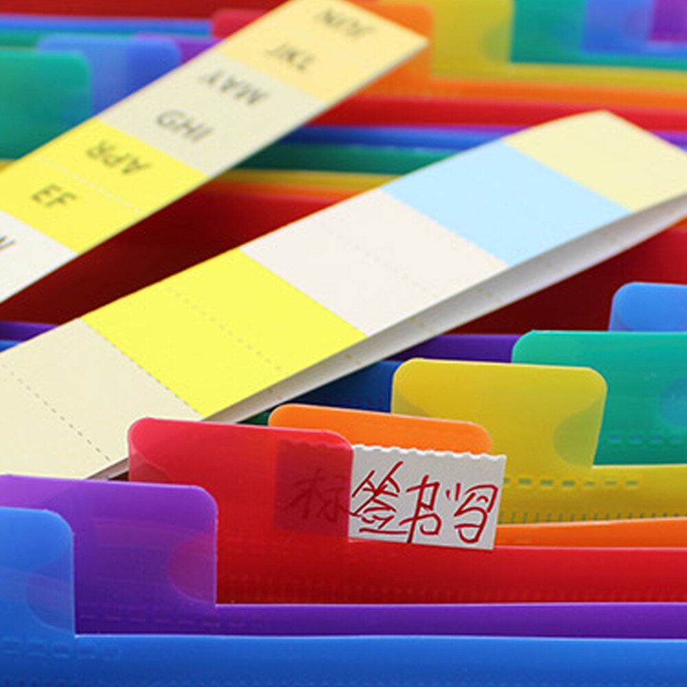 Farverig  a5 -lags ekspanderende filkvitteringsmappearrangørlommeholder