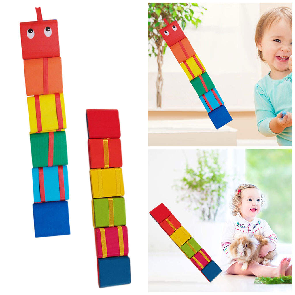 Bunte Klappe Holz Leiter Ändern Visuelle Illusion Dekompression Zappeln Spielzeug für Preise