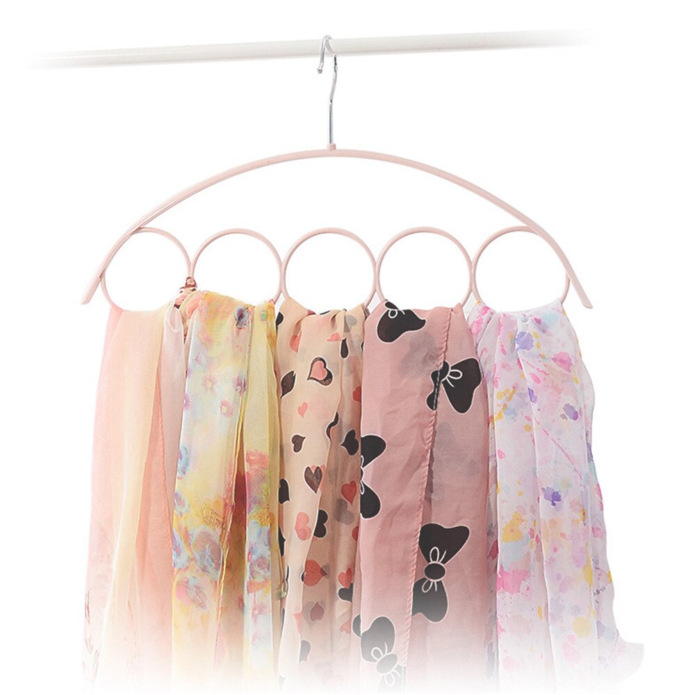 Shawl Sjaal Hanger Riem Tie 5 Ring Rack Organizer Houder Haak Display Hanger 5 Ring Cintre d'affichage #4 #4