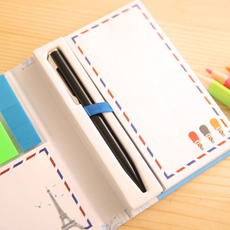 Traveler Journey Multi Function Sticky Note Memo Pad Notebook Stationery Note Paper Travel Accessories