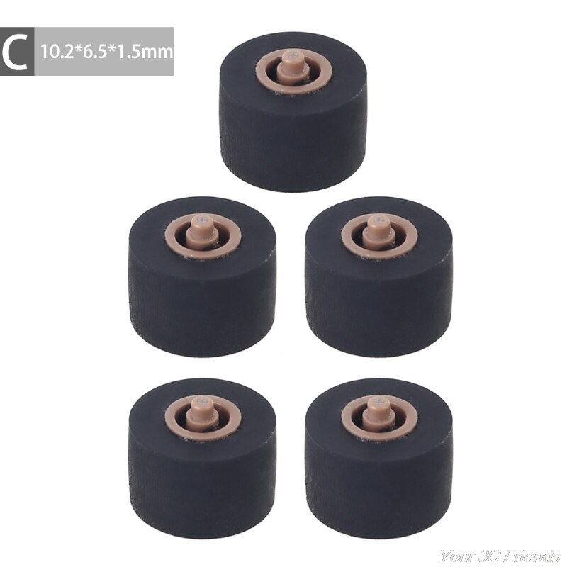 5pcs Card Seat Belt Pulley Tape Recorder Belt Pulley Wheel with axis for Sony player for Panasonic- sa-pm20 Stere D23 20: C