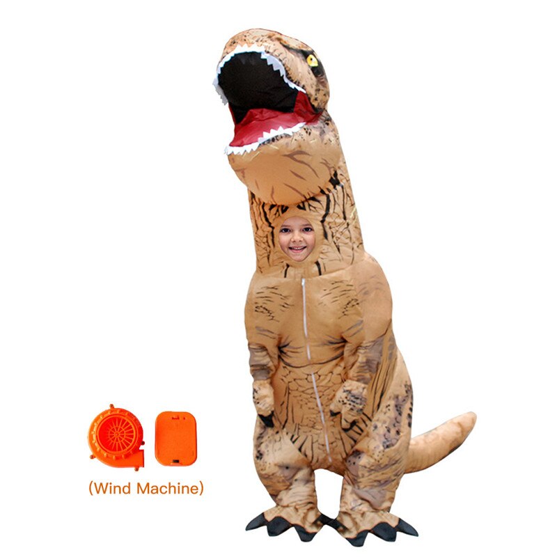 Opblaasbare Dinosaurus Kostuum voor Purim Kids Volwassen T REX Halloween Cosplay Party Opblaasbare Kostuum Mascotte Party Dinosaur Kostuum