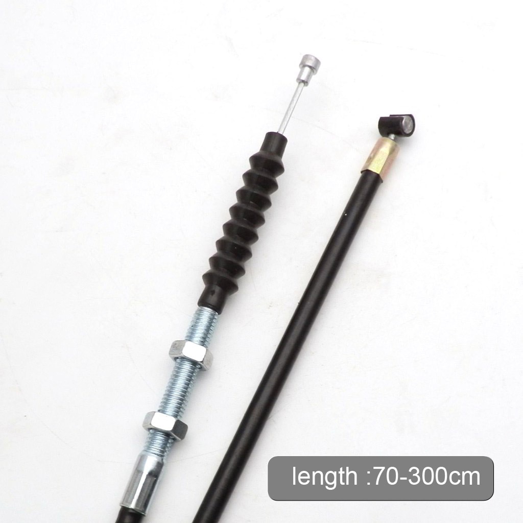 Motorcycle Clutch Cable Length From 70cm to 300cm for 50cc 70cc 90cc 110cc 125cc 150cc 200cc 250cc Dirt Pit Bike ATV