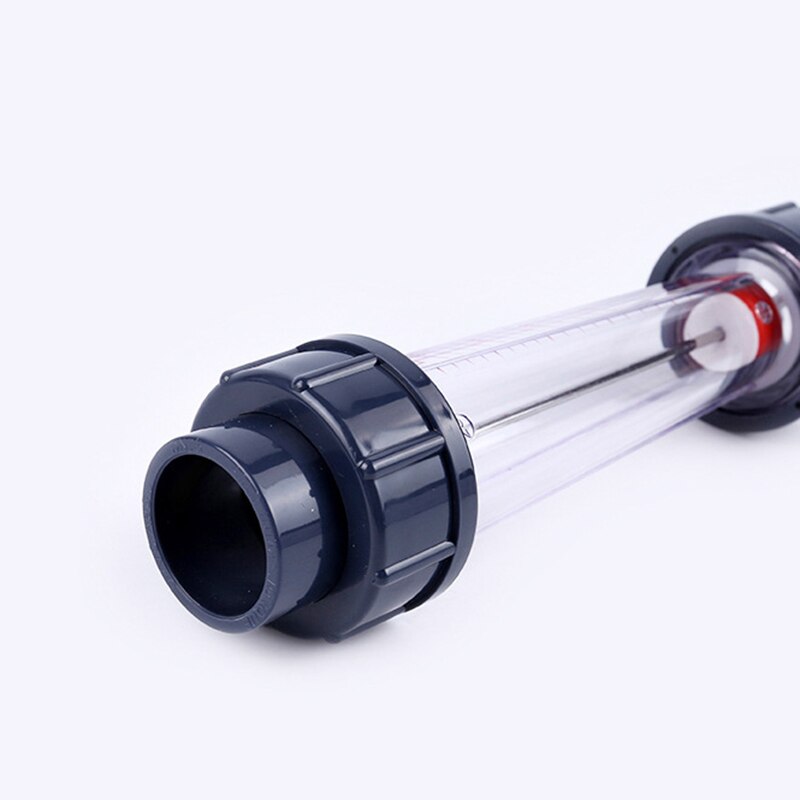 LZS Plastic 300-3000L/H DN25 Water Flow Meter Tube Water Rotameter Short Tube Liquid Measuring Tools Caudalimetro Agua