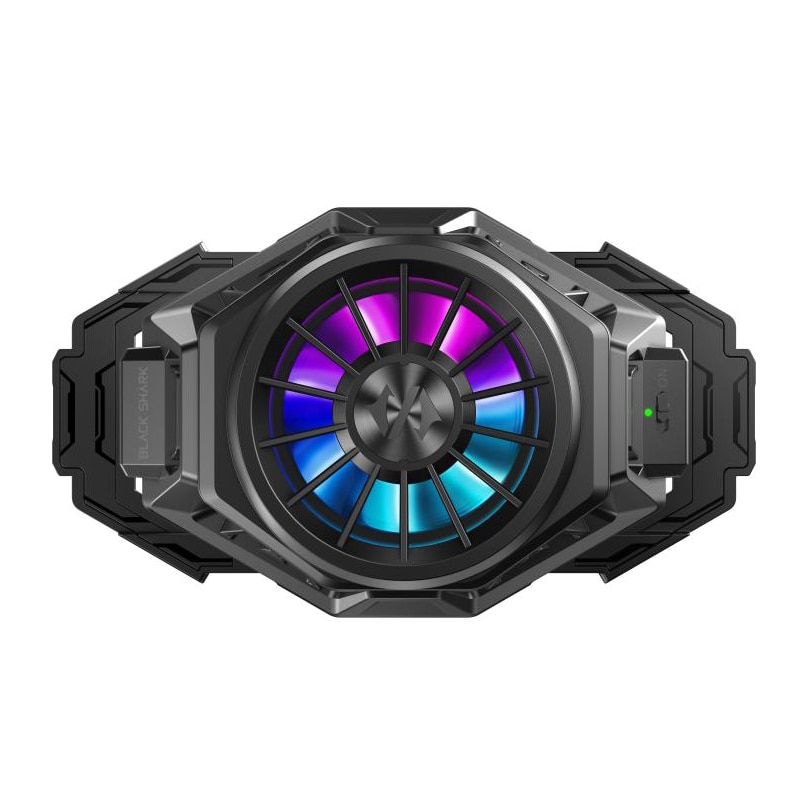 Tubarão preto funcooler pro original tubarão preto 3 pro telefone móvel ventilador refrigerador funcooler líquido ventilador de refrigeração rgb luz fria