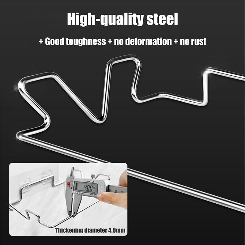 JJYY Keuken Prullenbak Kastdeur Vuilniszakken Houder Roestvrijstalen Kast Vuilnis Opslag Houder Keuken Opslagbenodigdheden