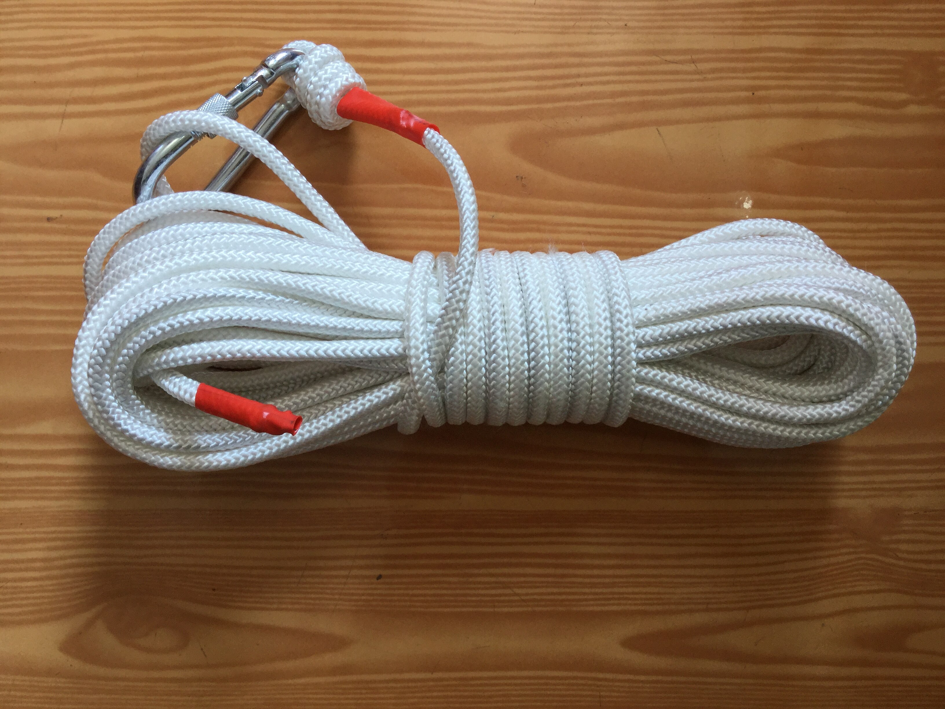 Corde métallique pour escalade 20M diamètre 8mm | Corde de Camping de sécurité et de haute résistance pour escalade et randonnée, échappement pour la lutte contre le feu