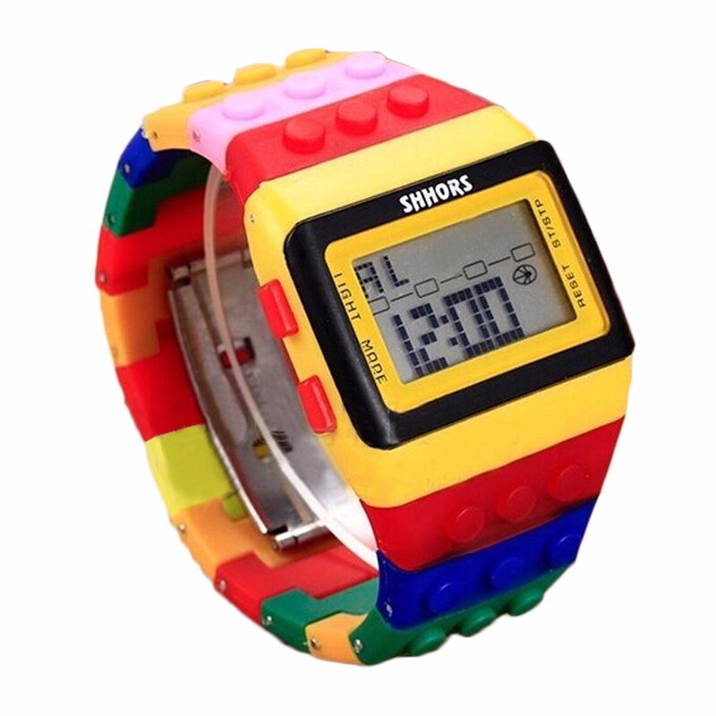 Duobla horloge mannen vrouwen horloges Unisex Kleurrijke Digitale Horloge relogio skmei saat montre homme Sport Horloge p #