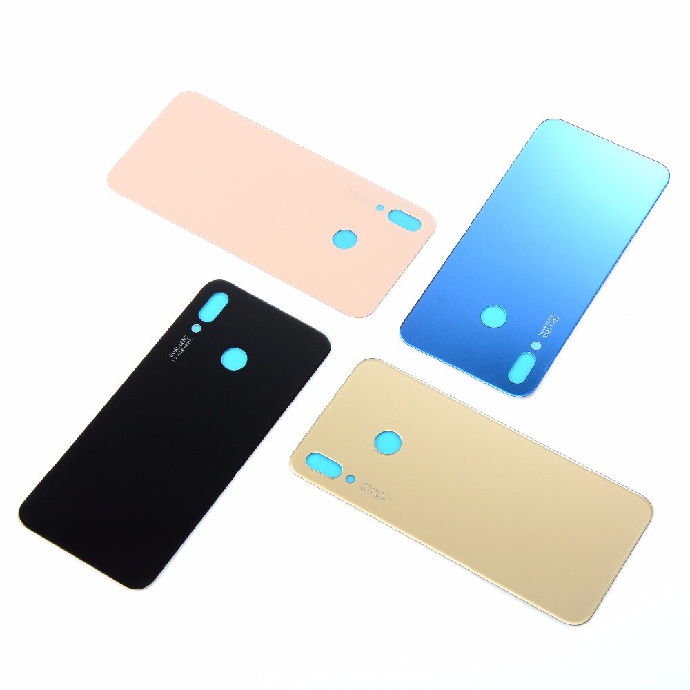 Voor Huawei P20 Lite Nova 3e Achterdeur Terug Glas Batterij Cover + Lijm Sticker