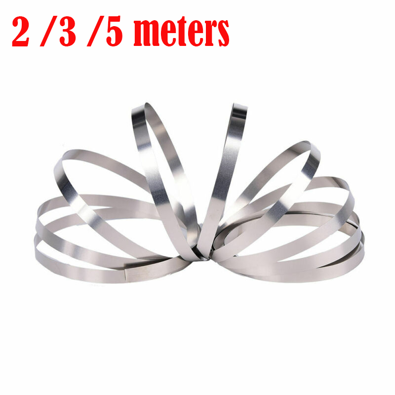 2/3/5 meter nikkel bånd li-ion batteri nikkel plade plade ni belagt stål bælte bånd stik til 18650 batteri velrjt